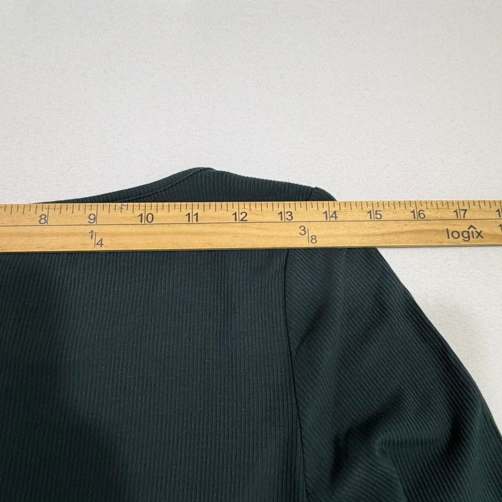 Skims NWT Womens L Cypress Green Soft Lounge Long Sleeve Maxi Dress Minimalist - Picture 10 of 11